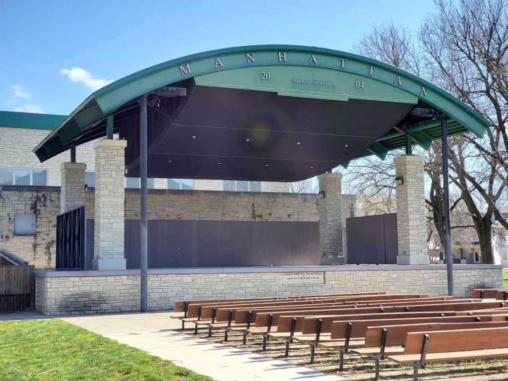 Band Shell at the Manhattan City Park