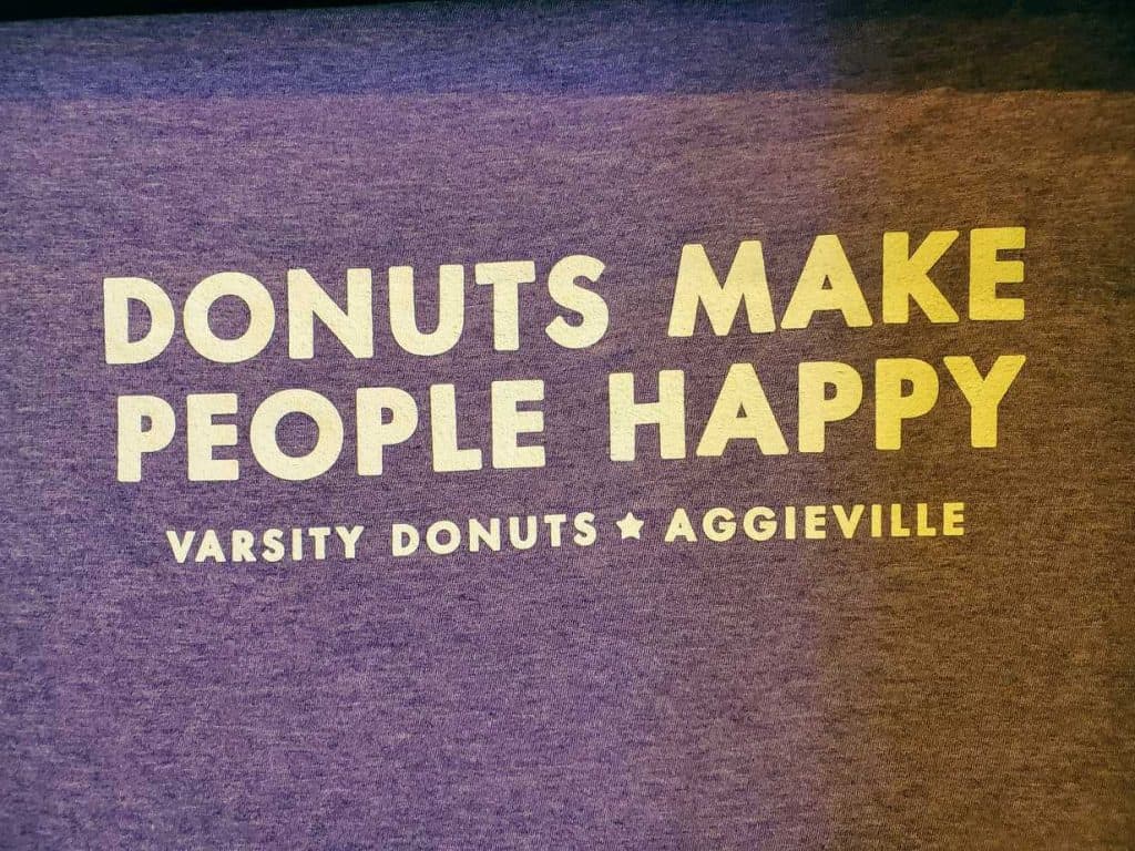 Varsity Donuts t-shirt
