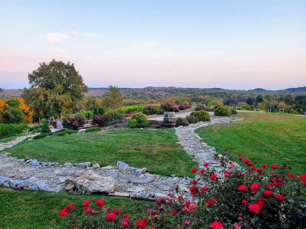 Bocce Ball and various outdoor spaces at Liquid Art Winery and Estate