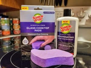 Scotch-Brite Glass Cooktop Pads and Cleaner