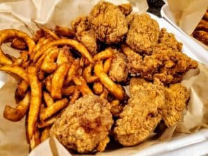 Boneless wing meal from It's Just Wings