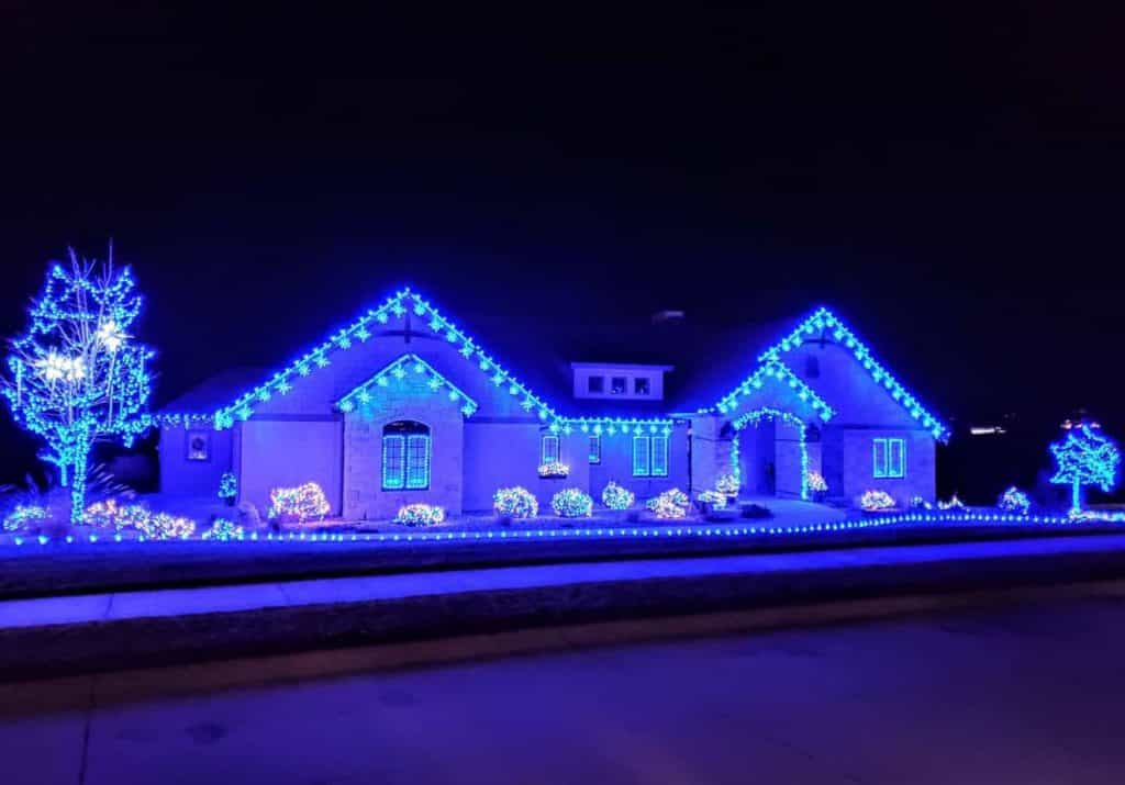 The infamous, "Blue" House!