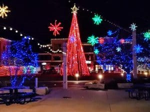 Christmas Tree at the Festival of Lights in Manhattan, KS
