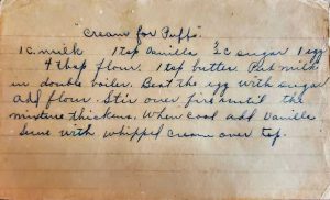 This filling is the perfect mix of sweet for your Cream Puffs!