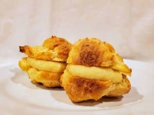 Mix up a quick batch and have the perfect dessert. Cream Puffs are also fun to serve with a topping bar. Have a spread of Whipped Topping, Chocolate Syrup, fruit and more for everyone to make their own.