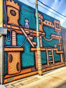 Mural across from The Chef Cafe'