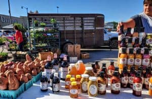 Vanilla, Honey and sauces at the Manhattan Farmer's Market