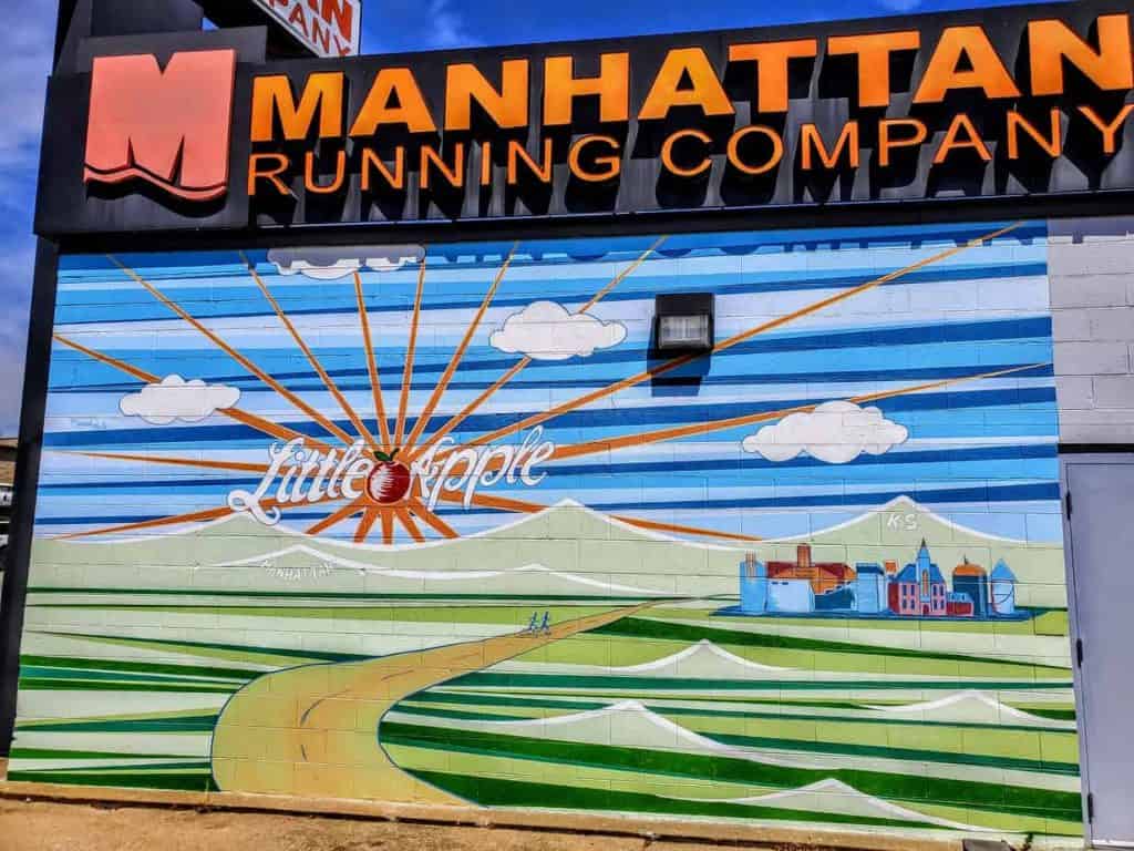 Mural at the Manhattan Running Company