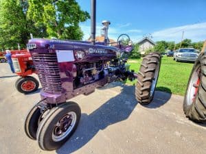 Antique tractor at Leonardville Hullabaloo