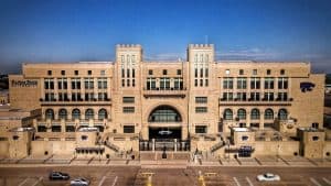 Drone image of Bill Snyder Family Stadium