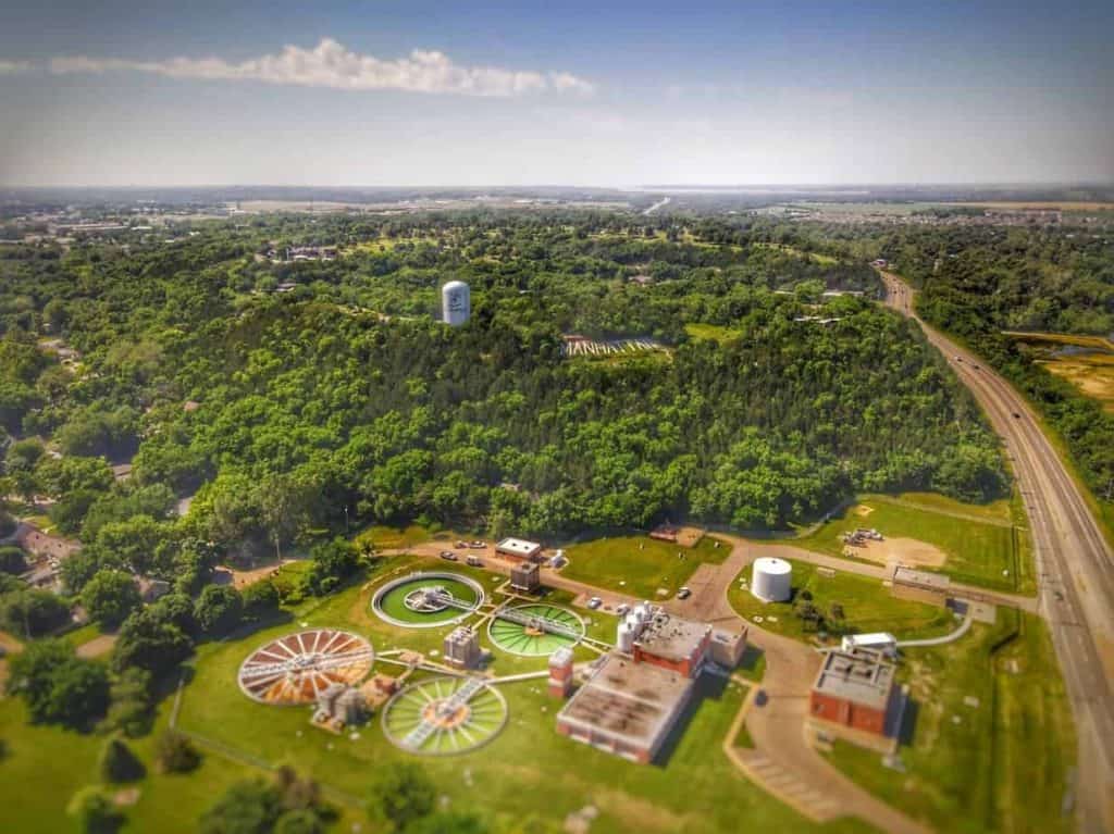 View of Manhattan Hill in Manhattan, KS
