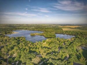 View of the River Pond at Tuttle Creek State Park