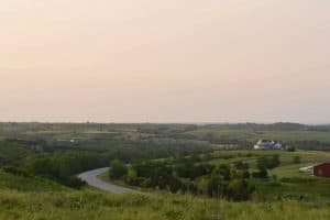 View from the Top of the World in Manhattan, KS