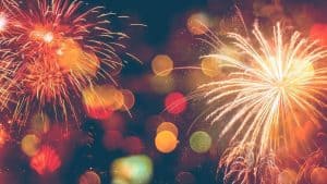 I loved hearing the fireworks going off on New Year's Eve