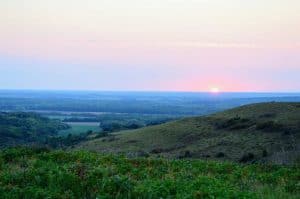 View from the Observation Point at the Konza Prairie