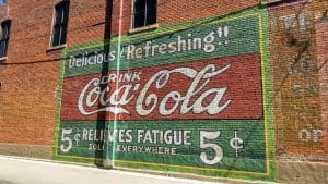 Coca-Cola Mural in Clay Center, KS
